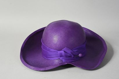 CHAPEAU d’été, capeline en paille tressée...