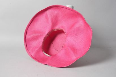 CHAPEAU d’été, capeline en paille tressée...