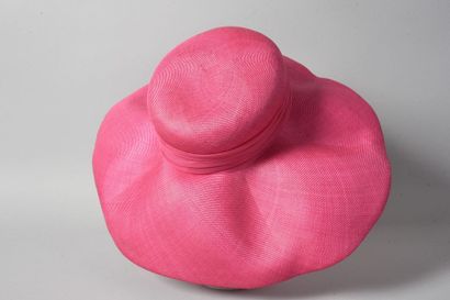 CHAPEAU d’été, capeline en paille tressée...