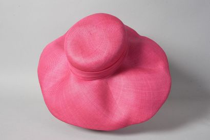 CHAPEAU d’été, capeline en paille tressée...