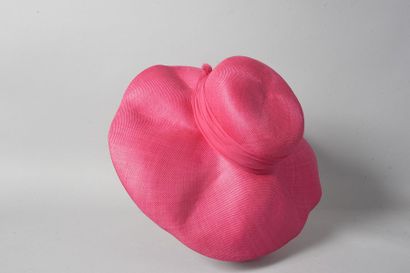CHAPEAU d’été, capeline en paille tressée...