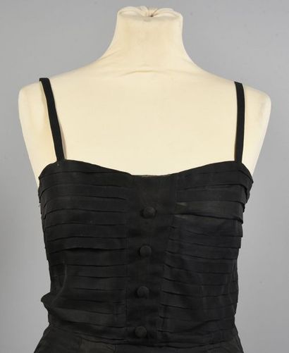 ROBE DU SOIR, vers 1950, robe bustier en...
