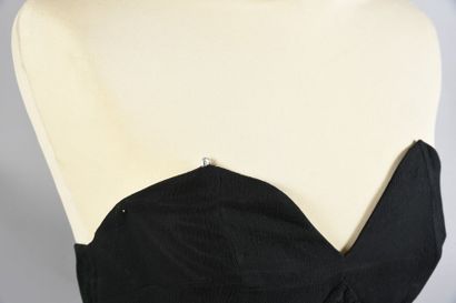 ROBE DU SOIR, vers 1950, robe en mousseline...