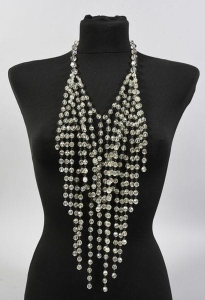 GIORGIO ARMANI, collier draperie, composé...
