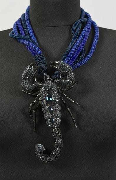 GIORGIO ARMANI, spectaculaire collier Scorpion,...