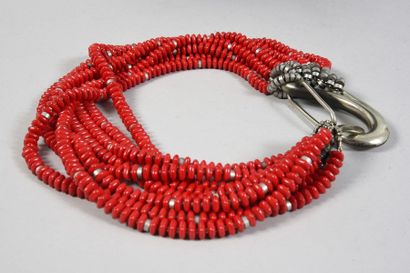 GIORGIO ARMANI, collier, à huit rangs de...