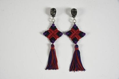ARMANI, paire de clips d’oreilles, serties...