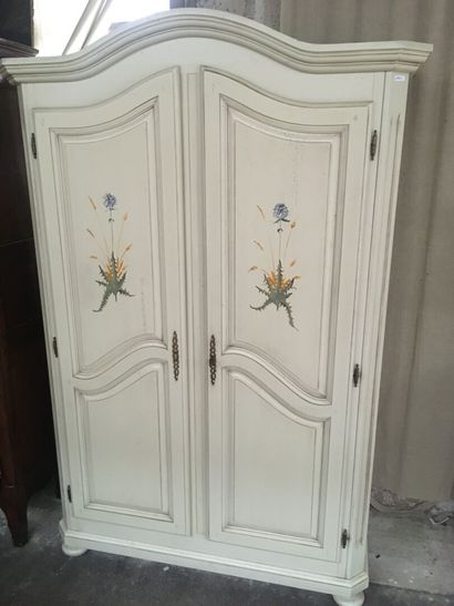 Armoire, penderie, style Louis XV, bois des...