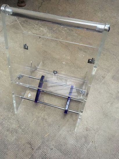 Porte revue plexiglas circa 1970/80