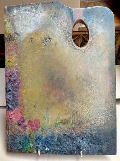 SAVIN, palette de couleur offerte au peintre...