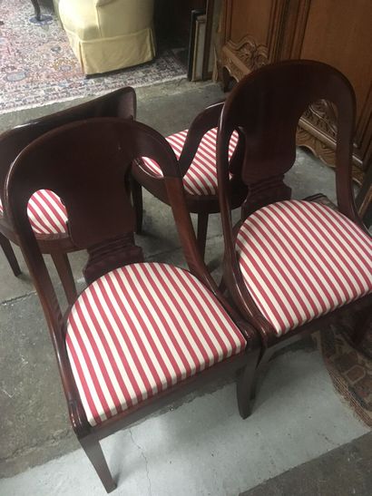 Ensemble de 4 chaises Directoire