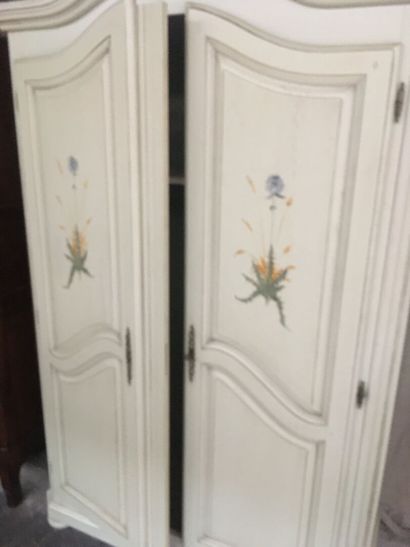 Armoire, penderie, style Louis XV, bois des...