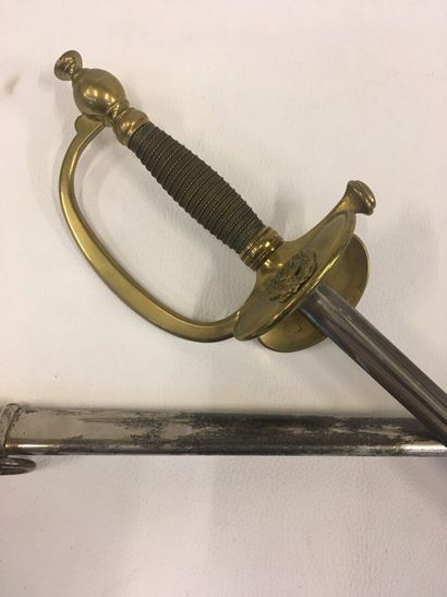 Une épée d'apparat XIXe dim : 108cm