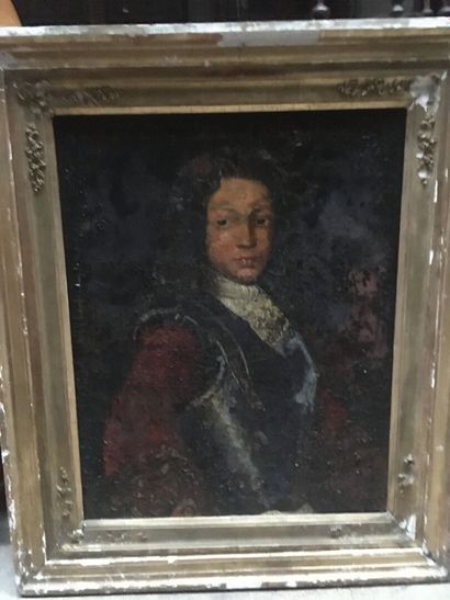 École française XVIIIe, Jeune gentilhomme,...