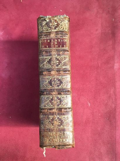 Livres : Dionis « Cours d'opérations de chirurgie...