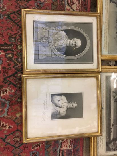 Ensemble de 6 gravures religieuses XIXe