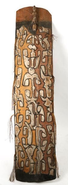Bouclier Asmat, Irian Jaya, Indonésie

Bois...