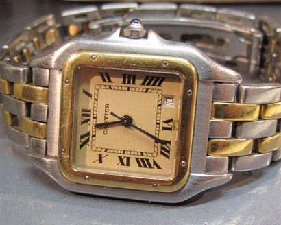 CARTIER
Montre d'homme Panthère en or et...