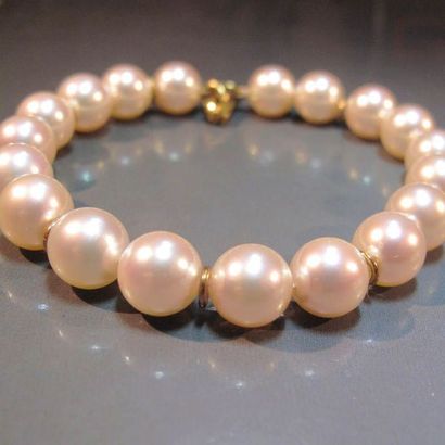 Bracelet de perles de culture diamètre 8/8.5...