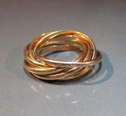 CARTIER
Bague semainier composée de sept...