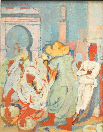 Maud Gérard
Tanger, souvenir, 1961 Huile...