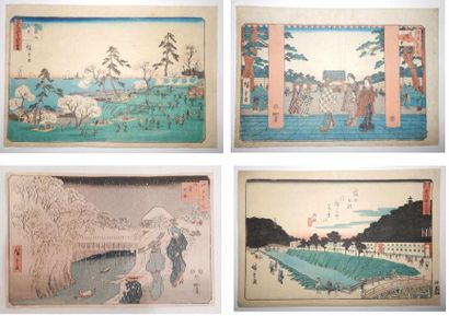 HIROSHIGE (1797 - 1858)
Série Edo Meisho....