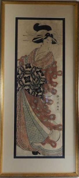 Shunsen (1762 - 1830)
Bijin-ga.Format: Hashira-e....