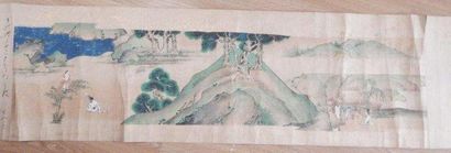 Rouleau de peinture sur papier représentant...