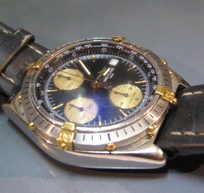 BREITLING
Chronographe en acier et or , mouvement...