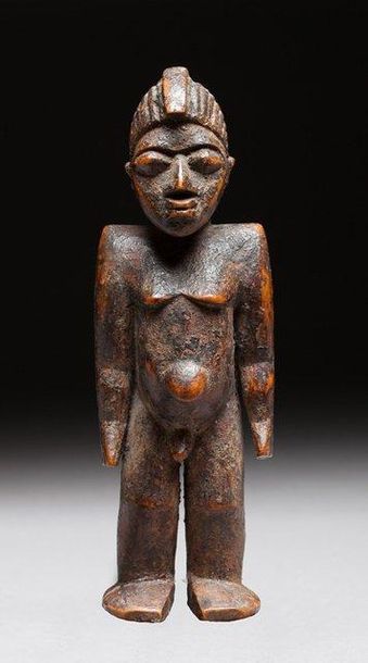 Statuette anthropomorphe présentant un personnage...