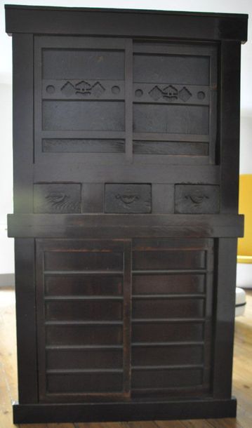 Meuble de lettré «mizuya».Japon, époque Meiji,...