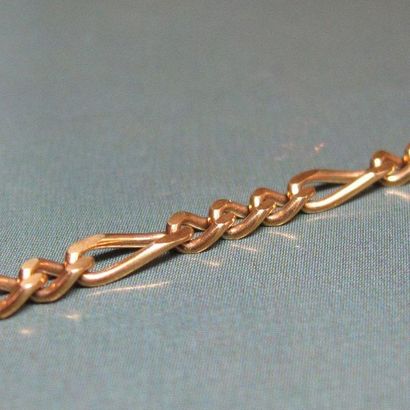 Bracelet d'enfant en or jaune 18 K maille...