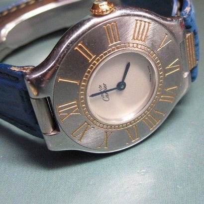 CARTIER
Montre de dame Must 21 en acier et...