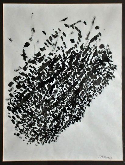 Jacques GERMAIN
Composition Encre sur papier...