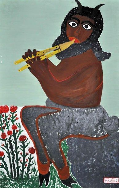 Vassiliki Pikoula (1916-1985)
Le faune, 1975...