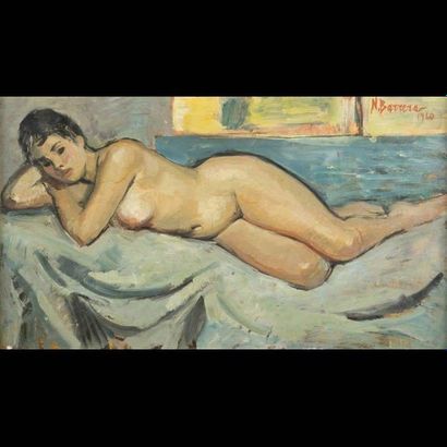 Nicolai Barrera (1919-2006)
Nu allongé dans...