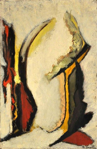 Alex SMADJA (1897-1977)
Composition abstraite...