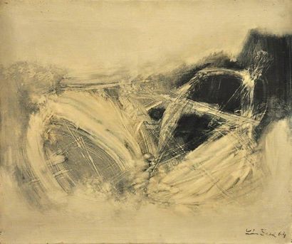 Leon Zack
Composition abstraite, 1964 Huile...