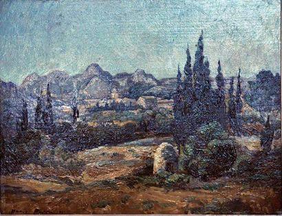 Marcel PARTURIER
Les Alpilles Huile sur Panneau...