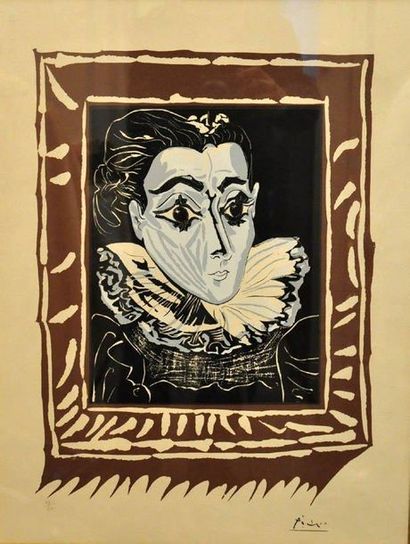 D'après Pablo PICASSO
Femme à la Fraise,...