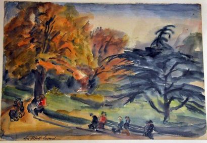 Lou Albert- Lasard (1885-1969)
Parc Monceau...