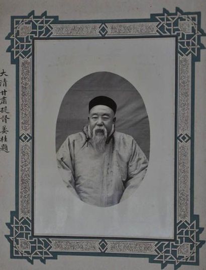 Très bel et rare ENSEMBLE de photographies,...