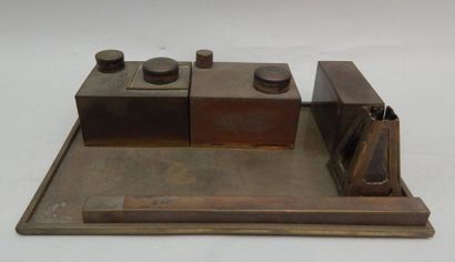 Nécessaire de fumeur. Plateau L: 14 x 22...