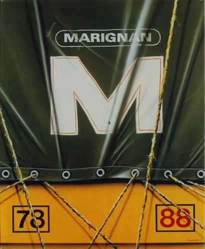 Peter Klasen (1935 -)
Marignan, 1988 Sérigraphie...
