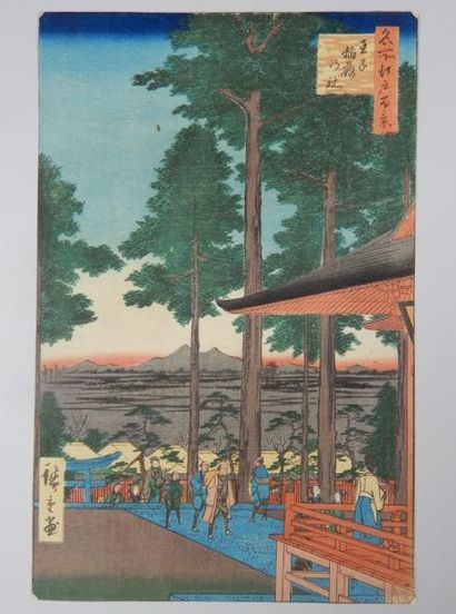 HIROSHIGE (1797 - 1858)
Série des 100 vues...