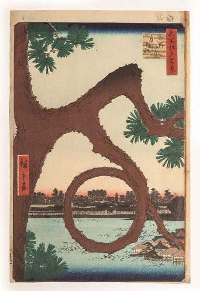 HIROSHIGE (1797 - 1858)
Série des 100 vues...