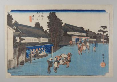 HIROSHIGE (1797 - 1858)
Série des 53 stations...