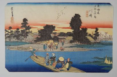 HIROSHIGE (1797 - 1858)
Série des 53 stations...