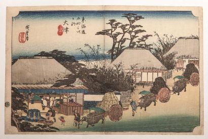 HIROSHIGE (1797 - 1858)
Série des 53 stations...