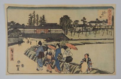 HIROSHIGE (1797 - 1858)
Endroits célèbres...